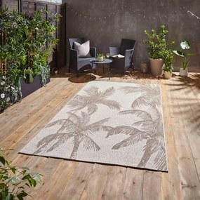 Beżowy dywan odpowiedni na zewnątrz 160x220 cm Miami – Think Rugs