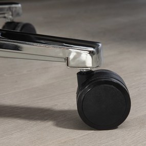 HOMCOM Krzesło Biurowe do Biurka Regulacja Wysokości Domowe Biuro Pianka Ciemnoszare | Aosom PL