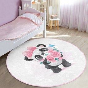 Biały dywan dziecięcy ø 100 cm Comfort – Mila Home