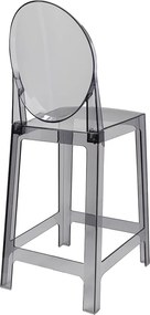 Designerski hoker transparentny z tworzywa sztucznego Victoria 65