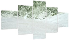 Obraz - Abstrakcja pędzle (125x70 cm)
