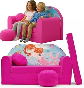Kanapa/sofka Dla Dziecka, Piankowa Rozkładana 160cm - H4