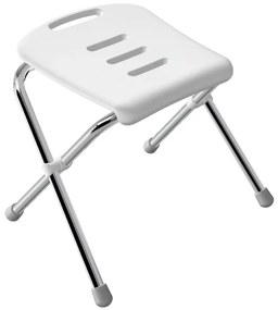 Spirella Składane siedzisko prysznicowe SITZ, białe, 47 cm