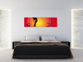 Obraz - Piłka nożna (170x50 cm)