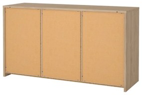 Biało-naturalna komoda w dekorze dębu 149x84x48 cm Next – Tvilum
