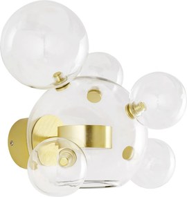 Wieloczęściowy kinkiet ścienny w stylu glamour Capri Wall 6
