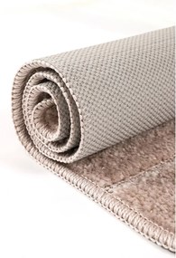 Brązowe dywaniki łazienkowe zestaw 2 szt. 50x80 cm Yeni Cizgli – Foutastic