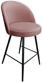 Hoker niski TANEW VELVET różowy ATOS