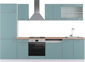 Aneks kuchenny niebiesko-szary/biały 300x60x81.6 r-line