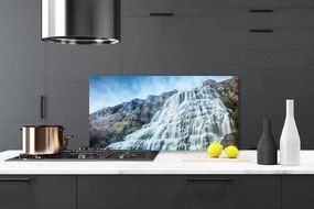 Szkło Ozdobne do Kuchni Kaskada Górskiego Potoku