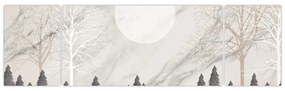 Obraz - Zimowy krajobraz (170x50 cm)