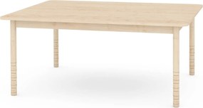 Stół przedszkolny 10-cio osobowy z regulacją wysokości klonowy
