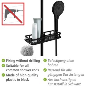 Półka prysznicowa z uchwytem na słuchawkę, Libertà, WENKO