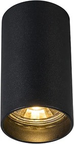 Nowoczesny reflektor czarny 5,5 cm - Tuba