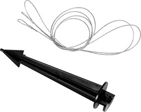 Nowoczesna lampa zewnętrzna biała 35 cm IP65 - Nura