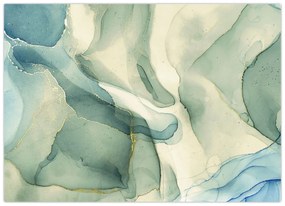 Obraz - Atramentowa abstracja (70x50 cm)