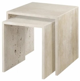 Kamienne stoliki zestaw 2 szt. 45x45 cm VARU – Blomus