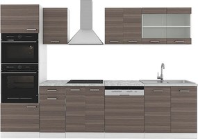 Aneks kuchenny szlachetny szary/biały 300x60x81.6 r-line