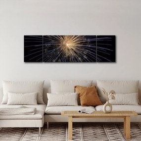 Obraz fajerwerków (170x50 cm)
