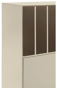 Kremowa szafka 120x140x45 cm Platt – Teulat