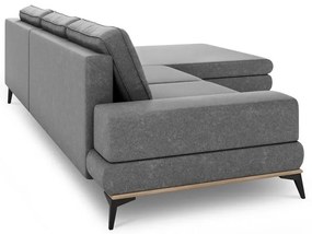 Szary rozkładany narożnik Windsor &amp; Co Sofas Planet, prawostronny