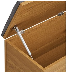 Skrzynia w dekorze dębu w naturalnym kolorze 92x48x33 cm Barco – House Nordic