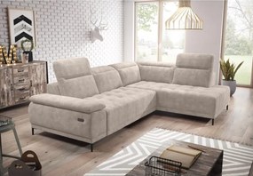 Narożnik FOCUS L z elektryczną regulacją w tkaninie SALVADOR 01 WERSAL