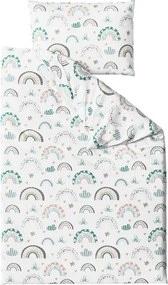 PrzytulneMieszkanie.pl PrzytulneMieszkanie.pl Krepowa pościel do łóżeczka Renforcé RAINUBI biała Rozmiar pościeli: 45 x 65 cm | 90 x 140 cm