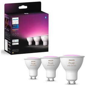 ZESTAW 3x Żarówka ściemniana LED RGBW Philips Hue WACA GU10/4,2W/230V 2000-6500K