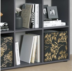 Room Divider czarny 104x29x108 nove