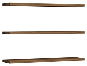 Półka Boss Walnut, 3 szt.