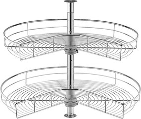Organizer Rógowy SucceBuy w Formie L, 71 cm, Przekształć Przestrzeń do Przechowywania w Kuchni