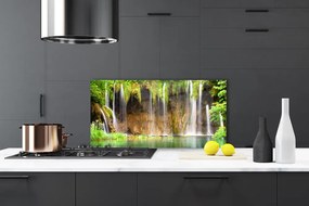 Panel Szklany Jezioro pod Górskim Wodospadem