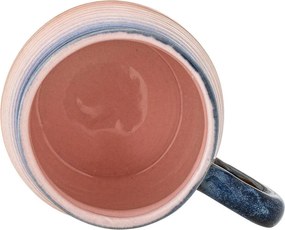 Niebieskie/pomarańczowe kubki zestaw 4 szt. ceramiczne 200 ml Tatum – Bloomingville