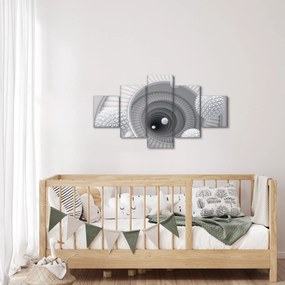 Obraz abstrakcji 3D (125x70 cm)