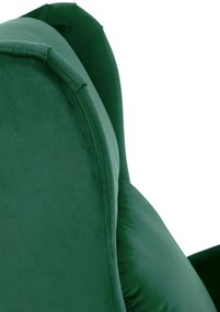 Fotel AGUSTIN 2 VELVET ciemno zielony rozkładany HALMAR