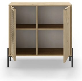 Niska komoda w dekorze dębu 80x80 cm Inca – Marckeric