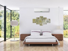 Obraz - Dmuchawce unoszone wiatrem (125x70 cm)