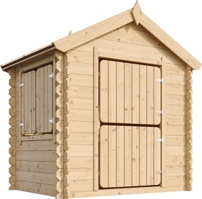 Drewniany domek dla dzieci - A145 x 112 x 146 cm - 1,1 m2 - M516