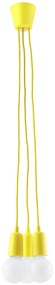 Żółta industrialna lampa wisząca zwisy EX542 D7-F11