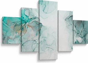 Obraz - Atramentowa abstraakcja 2 (125x70 cm)