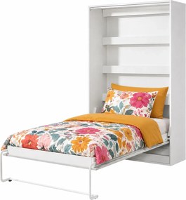Nowoczesny półkotapczan biały + czarny 120x200 G1-A12