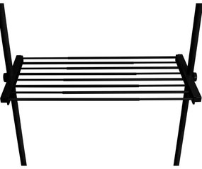 Wenko Teleskopowa półka druciana Herkules, 73–120cm, czarna