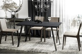 Stół rozkładany LIWIA 130(210)x80 beton ciemny