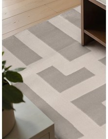 Szaro-kremowy dywan 200x280 cm Perles Onyx – Elle Decoration