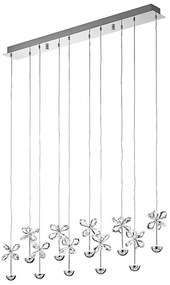 Eglo 93663 - Lampa LED PIANOPOLI 10xLED/2,5W/230V na lince