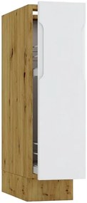 Szafka cargo 20 cm dąb artisan + szary - Orfa 4X