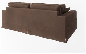 Ciemnobrązowa sofa 236 cm Nora – Ropez