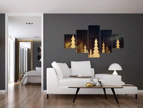 Obraz - Złota noc (125x70 cm)