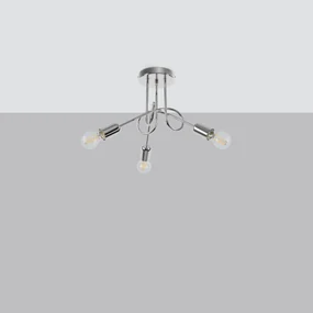 Żyrandol SUPEŁ 3 chrom SOLLUX  LIGHTING